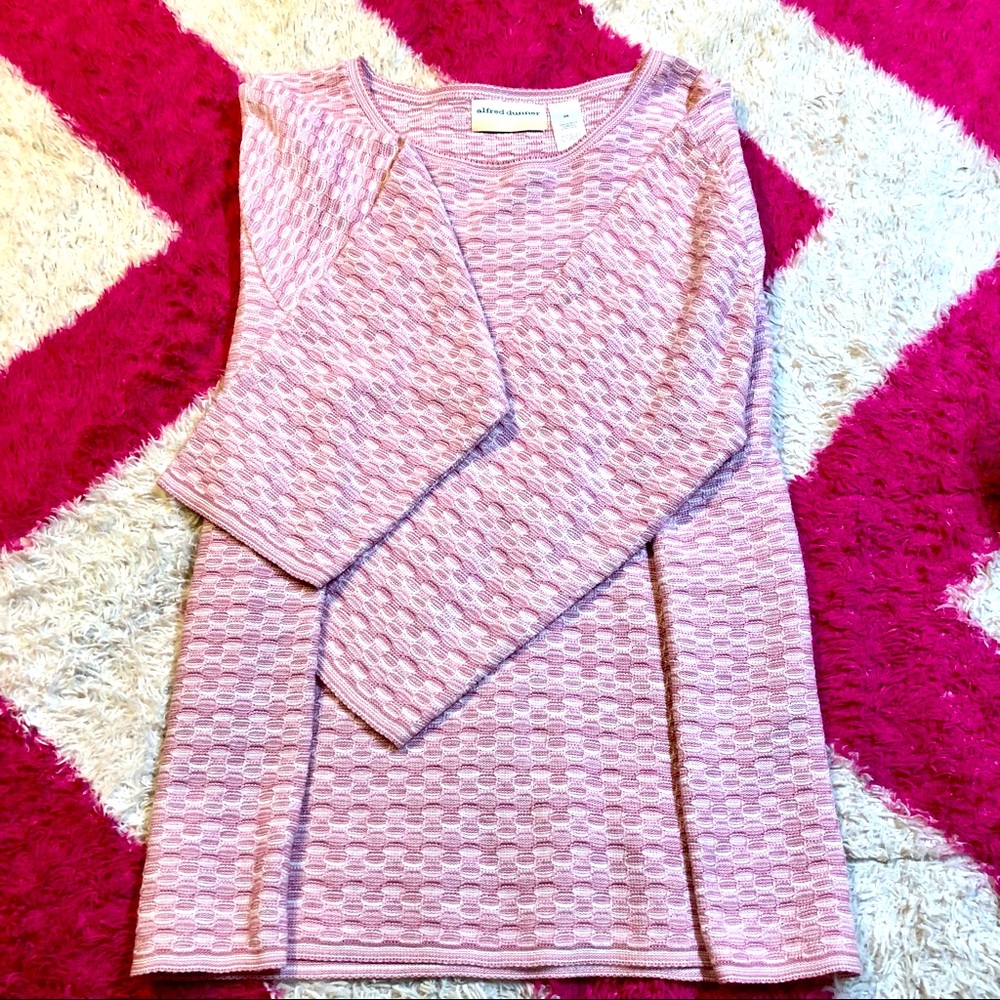 Pink Sweater with 3/4 length sleeves size 2X